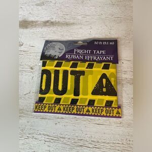 NEW 30’ Keep Out Enter If You Dare Halloween Tape Zombie Crossing Caution Crime